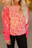 Bleached Cheetah Print Sweatshirt