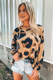 Print Long Sleeve Loose Top