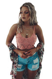Patterned Lace Bralette