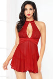 Open Keyhole Babydoll Set