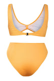 Knot Center Ribbed Vest Two-piece Swimwear