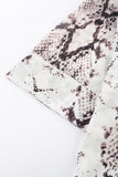 Python Print Short Sleeve Shirt    Leopard Print Short Sleeve Shirt