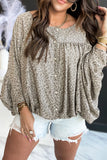 Floral Print Kimono Sleeve Ruched Blouse