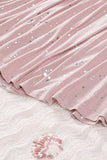 Foil Splatter Drops Ruffled Flowy Tank