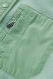 Half Button Pocketed Fleece Pullover Sweatshirt