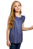 Ruffled Little Girl Tank