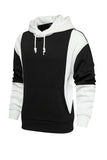 Men Colorblock Pullover Long Sleeve Hoodie