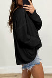 Pocketed Oversized Drop Sleeve Top