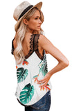 Tropical Love Lace Cami Tank