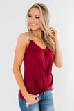Twist Hem Tank Top