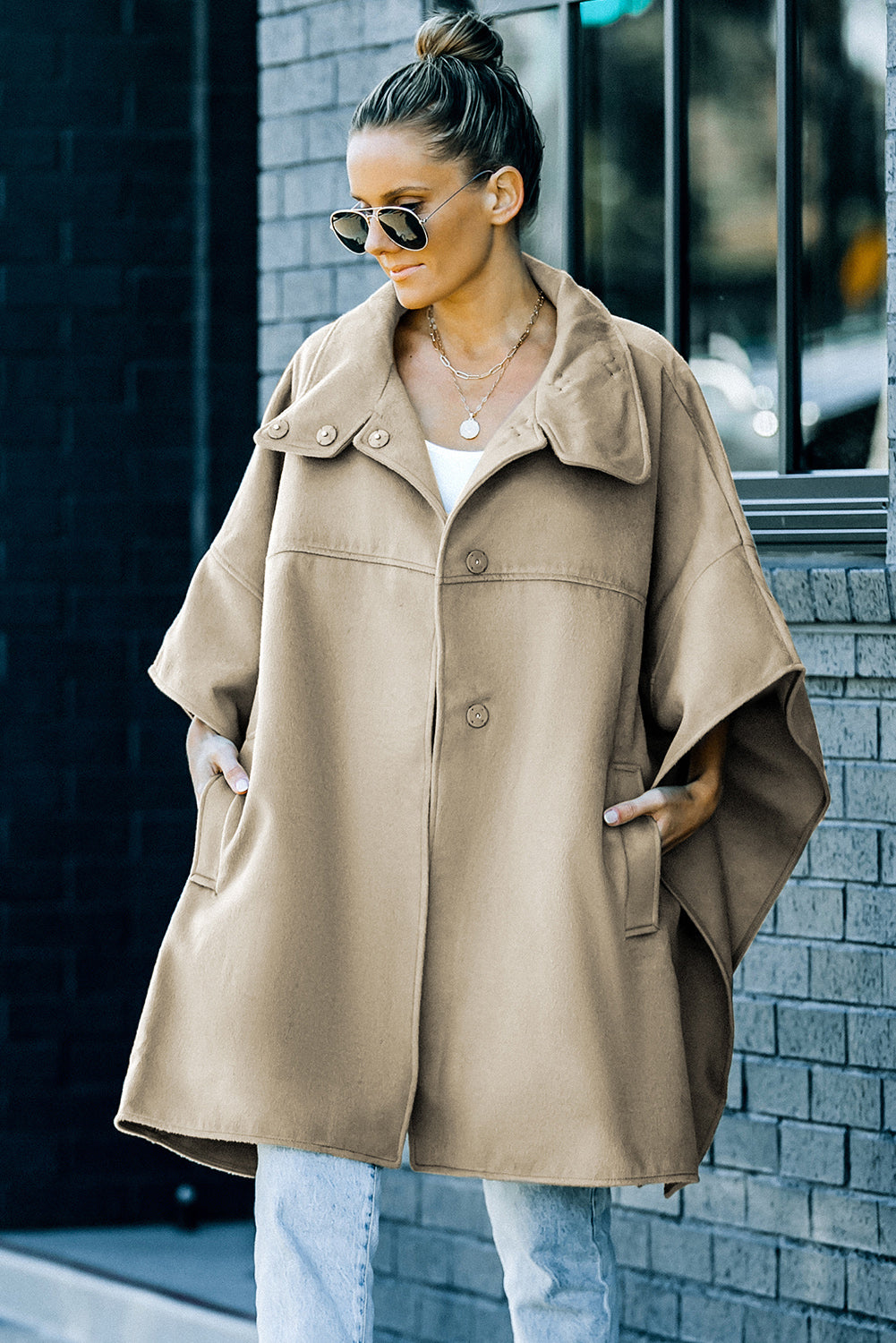 Down best sale cape coat