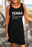 Moon Phases Forest Aesthetic Print Tank Dress