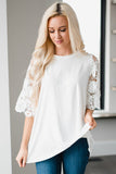 Lace Sleeves Tunic Top