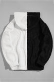 Colorblock Fleece Men's Hoodie