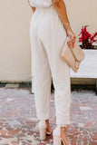 Linen Blend Pocketed Pants
