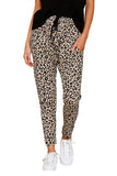 Casual Skinny Leopard Print Pants