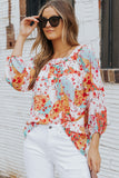 color Palettes Floral Print Blouse