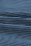 Pocketed Button Ribbed Textured Shacket