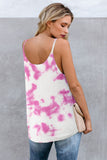 Tie Dye Print Knit Tank Top