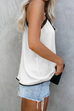 Eyelash Lace Trim Cami Tank