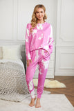 Multicolor Tie-dye Loungewear Set