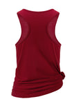 Skull Print Tank Top