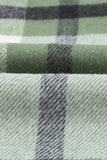 Plaid Print Pocket Women Shacket