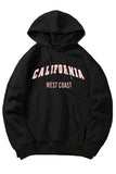 Letter Print Men's Hoodie with Kangaroo Pocket