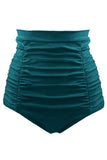 Retro High Waisted Swim Short