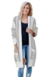 Pocketed Cotton Blend Cardigan