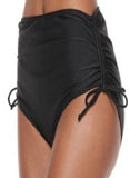 Drawstring Ruched Sides High Waist Swim Panty