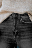 High Waist Ankle-Length Skinny Jeans