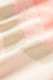V Stripe Pattern Colorblock Sweater