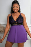 Lace See-through Plus Size Chemise