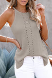 Keyhole Knit Tank Top