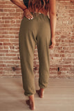 Drawstring Waist Pockets Sweatpants