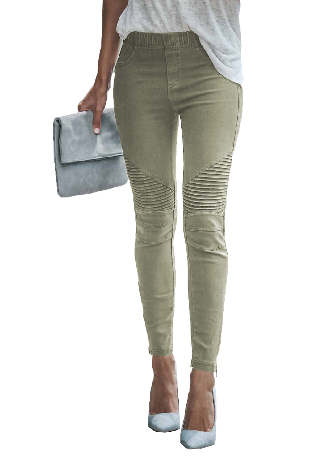 Cropped Moto Jeggings