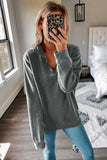 Zip Collar Sweatshirt