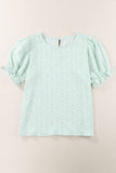 Floral Smocked Puff Sleeve Blouse