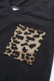 Printed Splicing T-Shirt