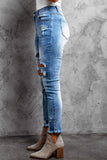 LIFE IS BETTER in the MOUNTAINS Distressed Skinny Jeans