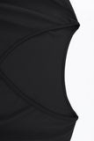 Plus Size Puff Sleeve Wrap V Neck Midi Dress
