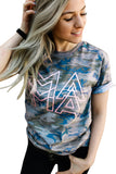MAMA Graphic Modern Camo Tee