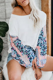 Blossom Contrast Swiss Dot Knit Top