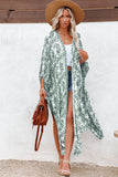 Dolman Sleeves Printed Kimono