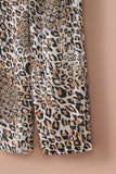 Keyhole Front Leopard Sleeveless Cropped Jumpsuit