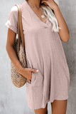 Came To Play Cotton Blend Pocketed T-Shirt Dress