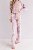 Tie-dye Print Loungewear Set