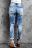 LIFE IS BETTER in the MOUNTAINS Distressed Skinny Jeans