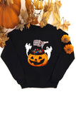 Halloween Pattern Oversize Sweatshirt